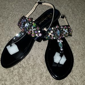 Liliana Jeweled sandals (BRAND NEW)